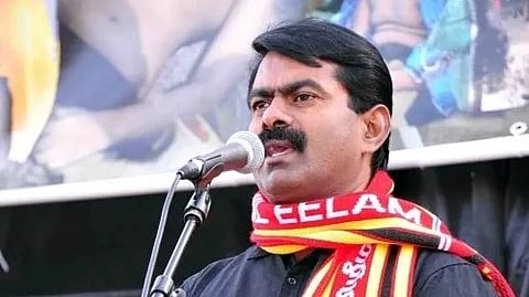 Naam Tamilar Katchi (NTK) leader and former actor, Seeman
