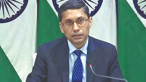 External Affairs Ministry spokesman Arindam Bagchi