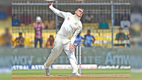 Todd Murphy has 11 wickets in three Tests