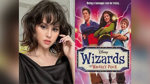 Selena Gomez and 'Wizards of Waverly Place' poster