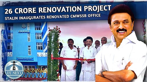 Stalin inaugurates renovated CMWSSB office