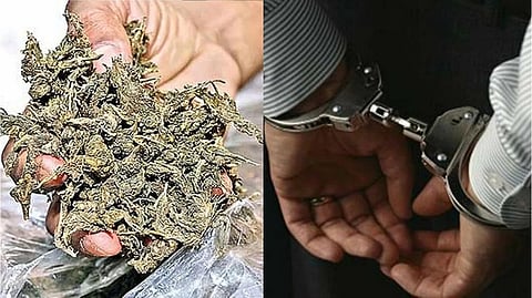 2 Kerala men held with 100 kg Ganja in express train
