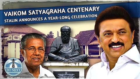 Stalin announces celebration commemorating Vaikkom protest centenary