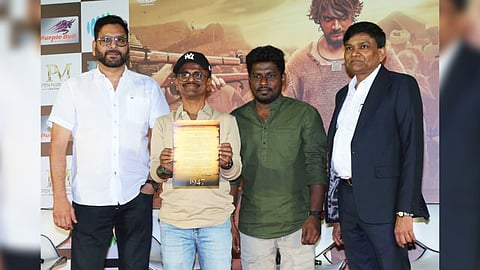 A.R. Murugadoss during a promotional event for his upcoming production 'August 16, 1947'