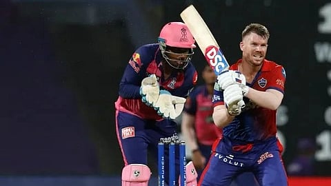 David Warner in action for Delhi Capitals