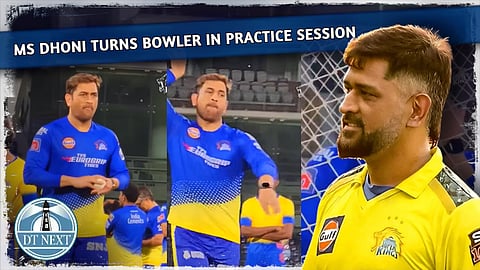 IPL 2023: MS Dhoni turns bowler in practice session