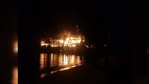 Philippines ferry fire
