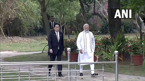 PM Narendra Modi, Japanese PM Fumio Kishida visit Buddha Jayanti Park