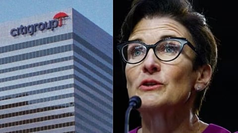 Citigroup CEO Jane Fraser (right)