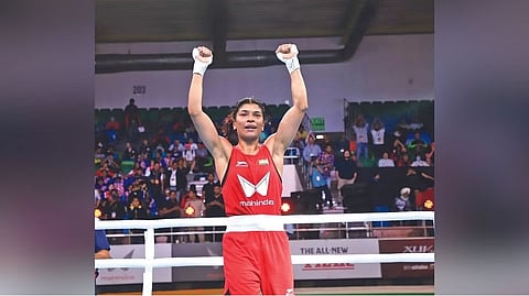Ace Indian boxer Nikhat Zareen