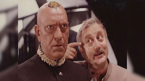 Anupam Kher, Amrish Puri