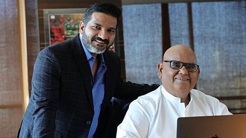 Satish Kaushik and his nephew Nishant Kaushik