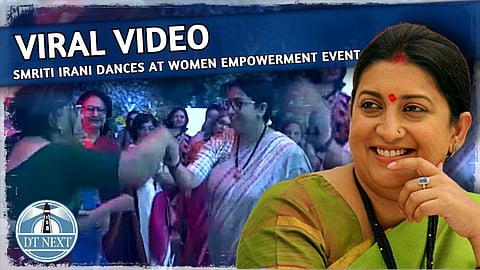 Smriti Irani Dances at Women empowerment event