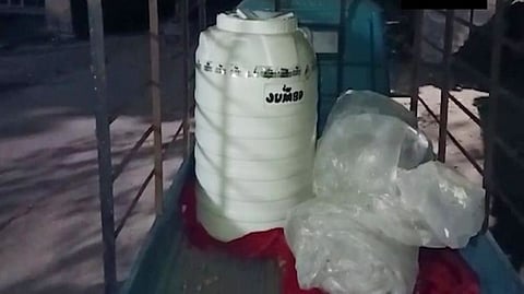 A visual from the spot in Chhattisgarh's Bilaspur.