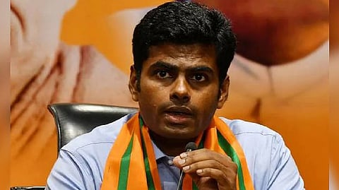 Tamil Nadu BJP president K. Annamalai