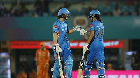 Yastika Bhatia and Natalie Sciver