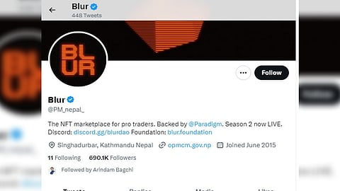 Nepal PM's official twitter account hacked