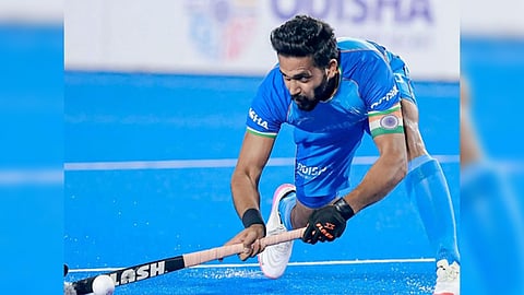 Indian team in action