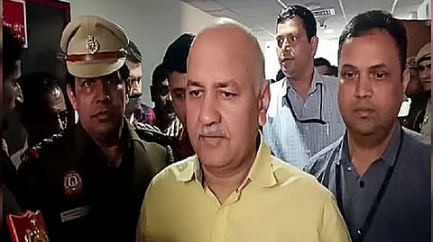 Former deputy chief minister Manish Sisodia