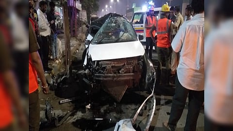 A visual from accident spot