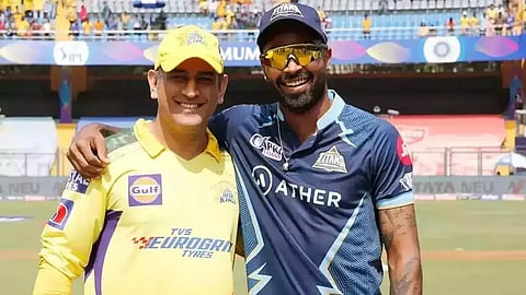 Dhoni and Hardik Pandya
