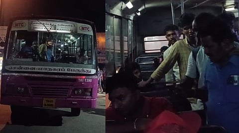 MTC bus halts for 1 hr due to argument between passenger, conductor