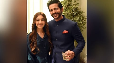 Niti Taylor with Hiten Tejwani