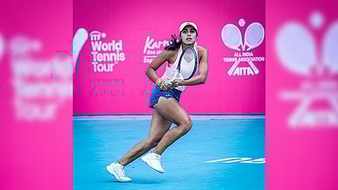 Indian tennis player Vaidehi Chaudhari
