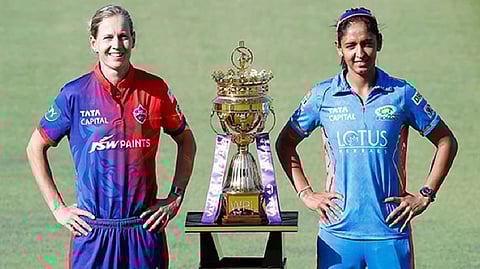 Meg Lanning with Harmanpreet Kaur