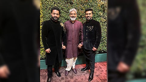 Jr NTR, SS Rajamouli, Ram Charan