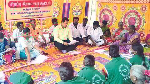 District Collector Rahul Nath participated and interacted with the villagers