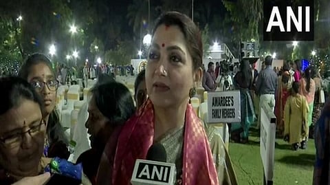 NCW member Khushbu Sundar