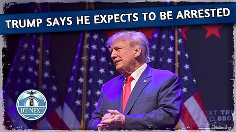 Trump says he expects to be arrested