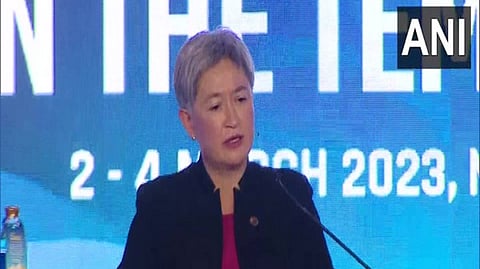 Australian Foreign Minister Penny Wong at Quad meet.