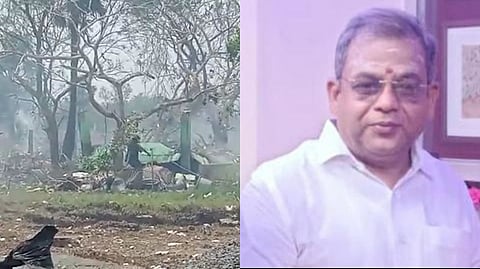 Blast site; Narendran