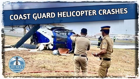 Coast guard helicopter crashes