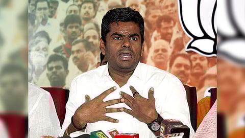 Tamil Nadu Bharatiya Janata Party chief K Annamalai