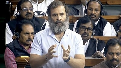 Congress leader Rahul Gandhi