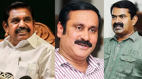 Edappadi K Palaniswami, Anbumani Ramdoss, Seeman
