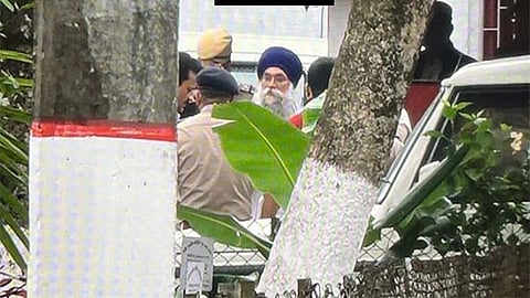 Harjeet Singh, uncle of Amritpal Singh brought to Central Jail in Dibrugarh, Assam.
