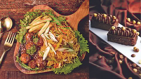 Gourmet global cuisine in Vasanta Bhavan