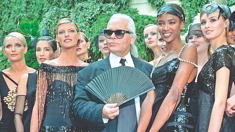 Fashion forward: With Lagerfeld, clothes were only part of the story