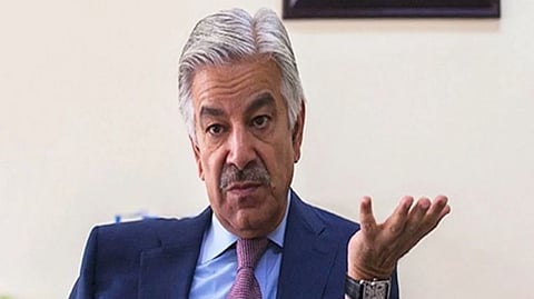 Pakistan defense minister Khawaja Asif