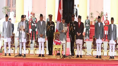 Nepal Vice President Ram Sahaya Prasad Yadav.