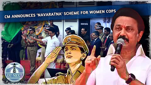 CM makes 'Navaratna' announcements for women cops