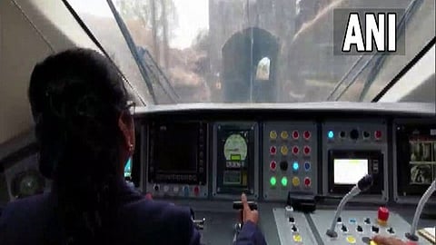 Surekha Yadav operating Vande Bharat express