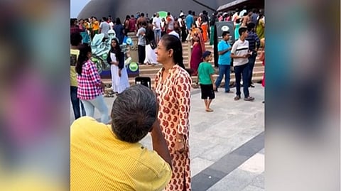 Screengrab from the video