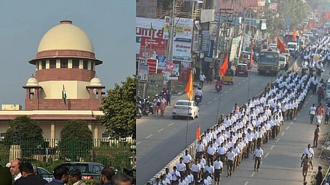 Supreme Court of India (left)