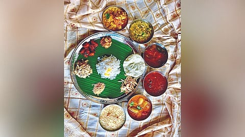 The pachadi is a notable festive food that combines all flavours ? sweet, sour, salty, bitter, astringent and piquant.