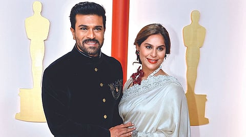 Ram Charan and his wife Upasana